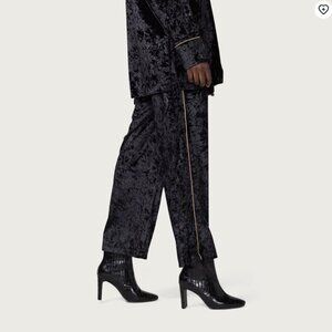 NWT Honor The Gift Black Velvet PJ Pant Women's S‎ NEW Shiny